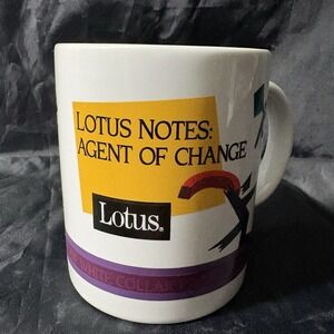 Lotus Notes Ceramic Coffee/Tea  Mug Cup Vtg Software IBM 4"